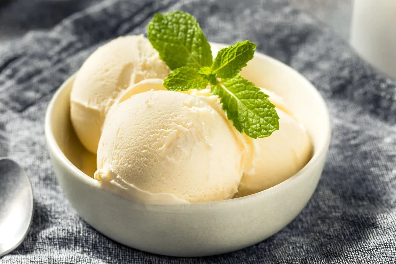 Helado de vainilla